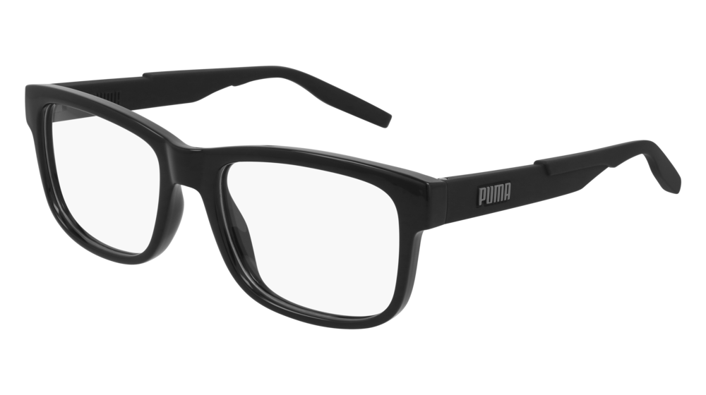 Puma Optical Frame Man Black Black Transparent