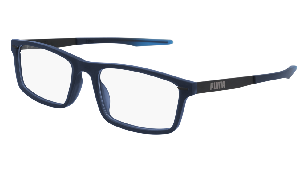 Puma Optical Frame Man Blue Black Transparent