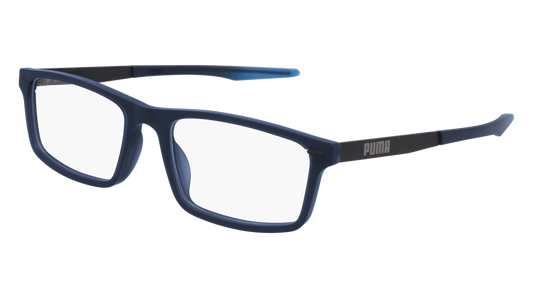 Puma Optical Frame Man Blue Black Transparent