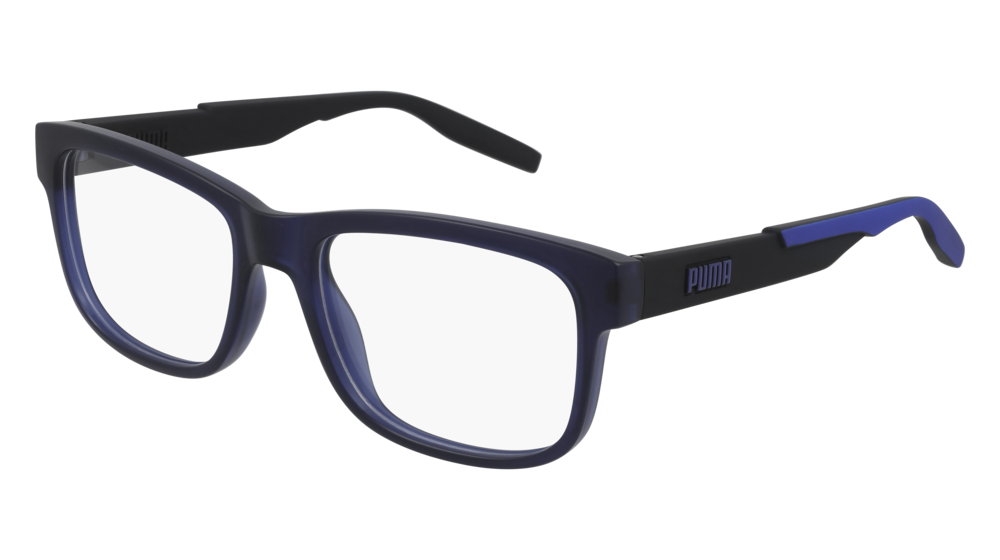 Puma Optical Frame Man Blue Black Transparent