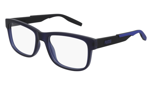 Puma Optical Frame Man Blue Black Transparent