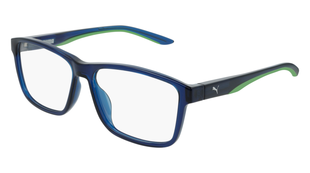 Puma Optical Frame Man Blue Blue Transparent