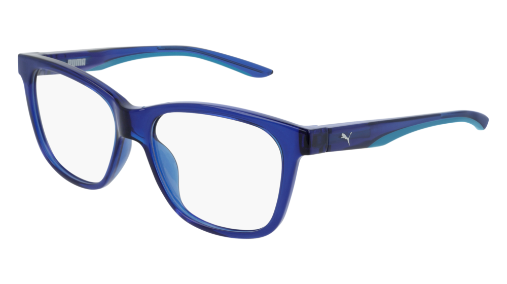 Puma Optical Frame Man Blue Blue Transparent