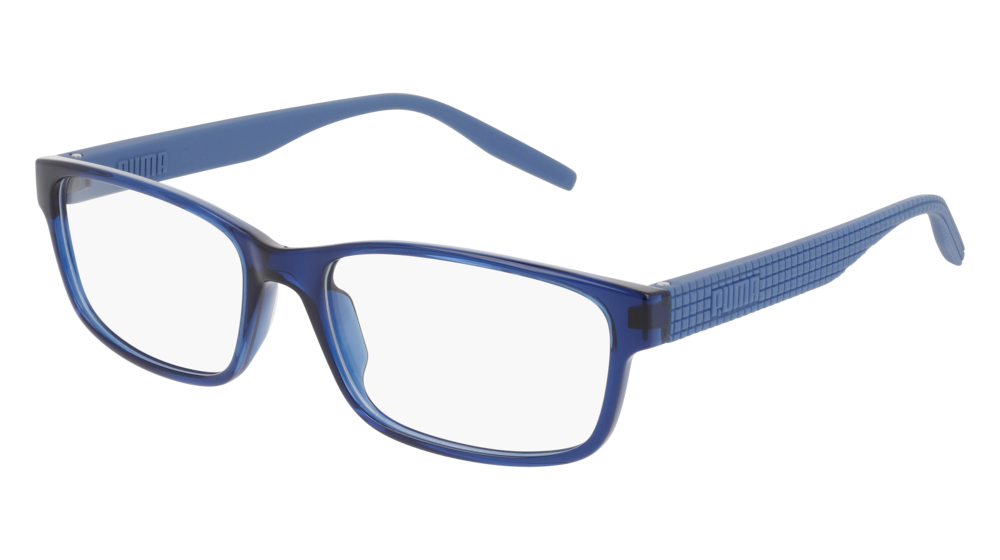 Puma Optical Frame Man Blue Blue Transparent