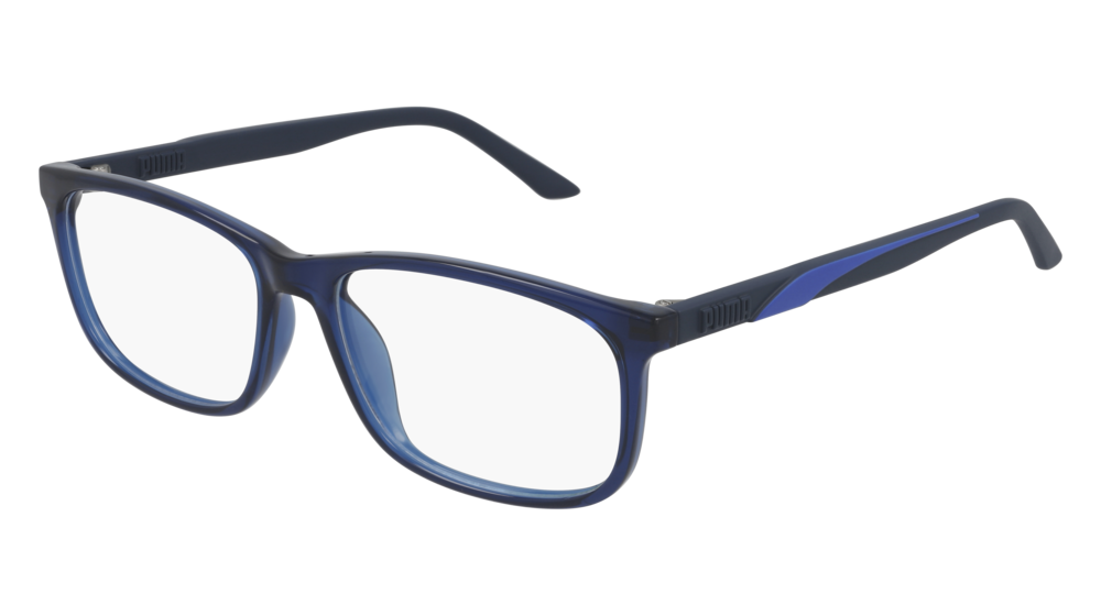 Puma Optical Frame Man Blue Blue Transparent