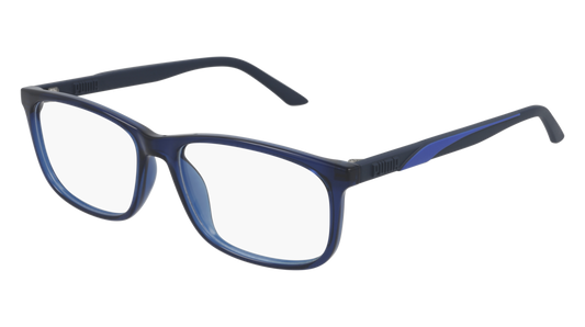 Puma Optical Frame Man Blue Blue Transparent