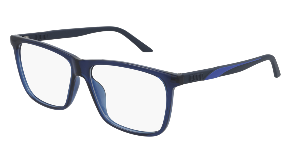 Puma Optical Frame Man Blue Blue Transparent