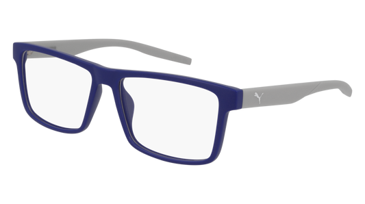 Puma Optical Frame Man Blue Grey Transparent