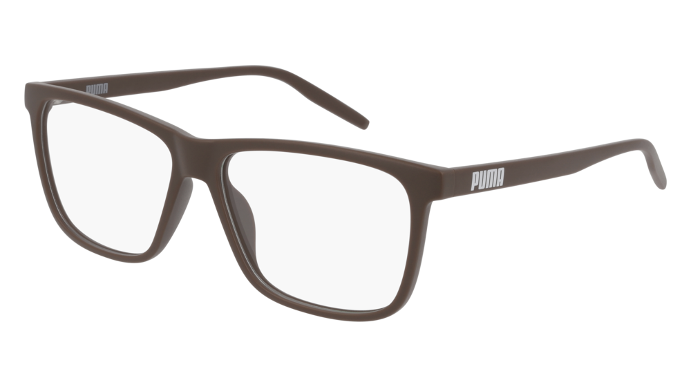 Puma Optical Frame Man Brown Brown Transparent