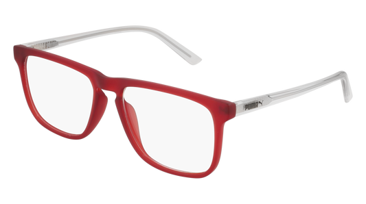 Puma Optical Frame Man Red Crystal Transparent