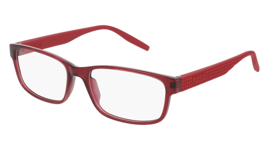 Puma Optical Frame Man Red Red Transparent