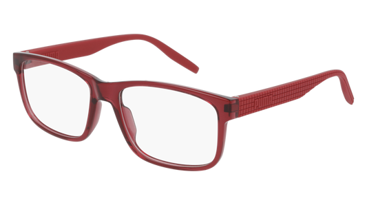 Puma Optical Frame Man Red Red Transparent