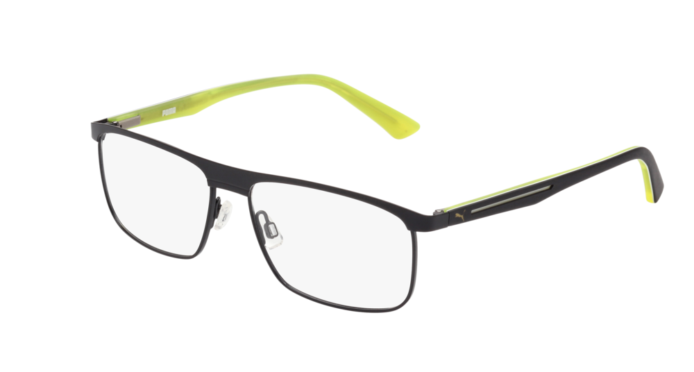 Puma Optical Frame Man Black Black Transparent