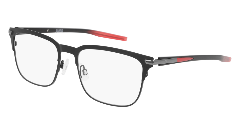 Puma Optical Frame Man Black Black Transparent