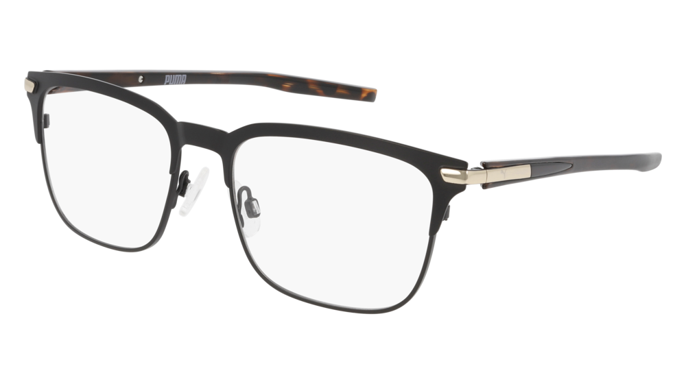 Puma Optical Frame Man Black Havana Transparent