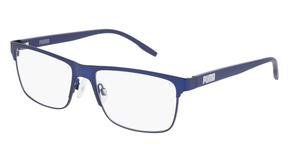 Puma Optical Frame Man Blue Blue Transparent