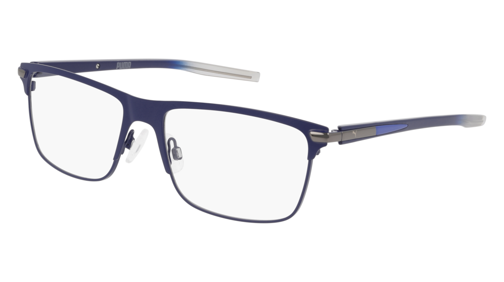 Puma Optical Frame Man Blue Blue Transparent