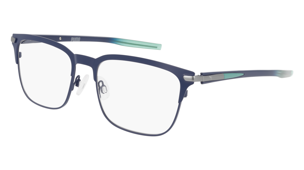 Puma Optical Frame Man Blue Blue Transparent