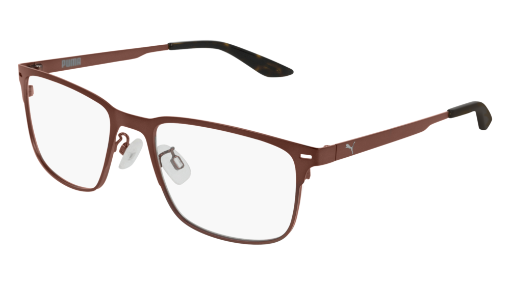 Puma Optical Frame Man Brown Brown Transparent