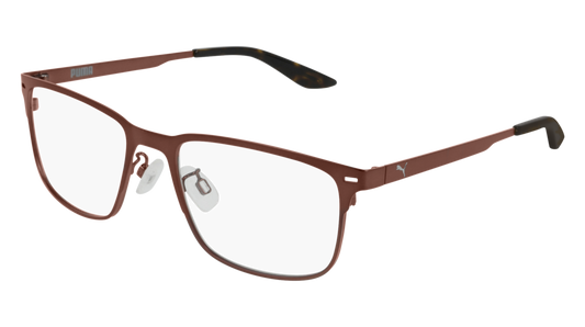 Puma Optical Frame Man Brown Brown Transparent