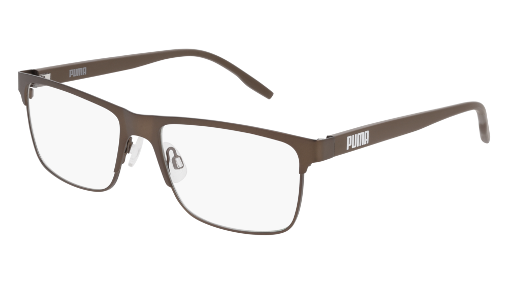 Puma Optical Frame Man Brown Brown Transparent