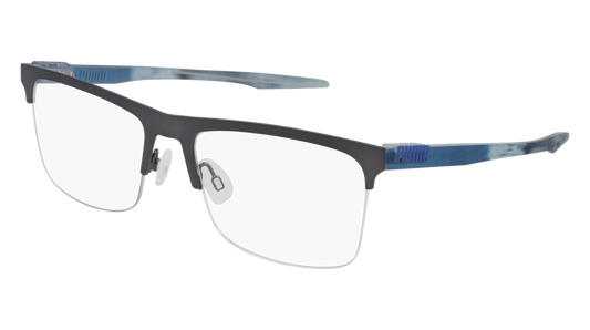 Puma Optical Frame Man Grey Blue Transparent