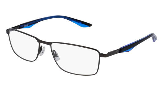 Puma Optical Frame Man Ruthenium Blue Transparent