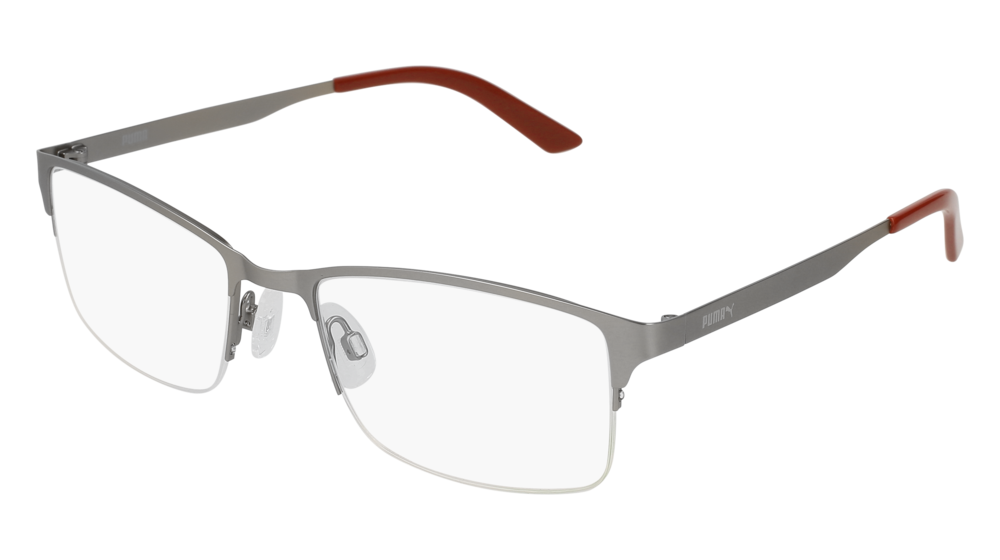 Puma Optical Frame Man Ruthenium Ruthenium Transparent