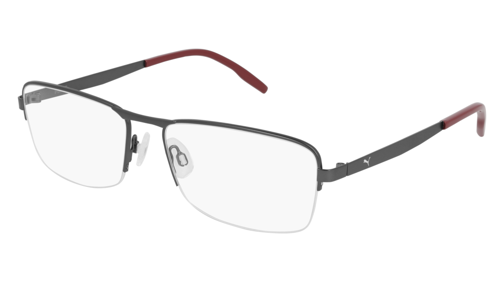 Puma Optical Frame Man Ruthenium Ruthenium Transparent