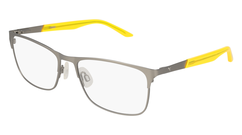 Puma Optical Frame Man Silver Silver Transparent