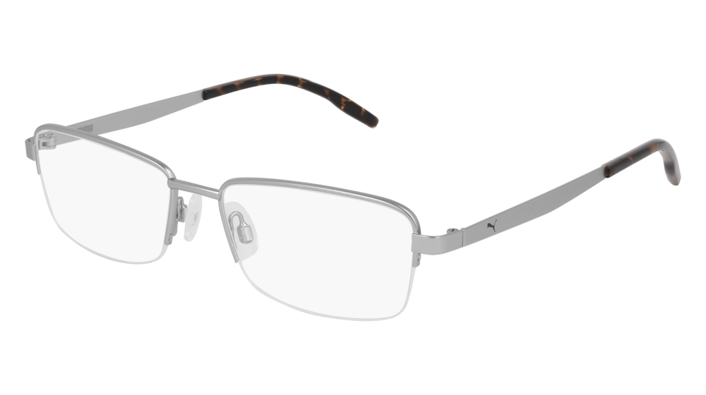 Puma Optical Frame Man Silver Silver Transparent