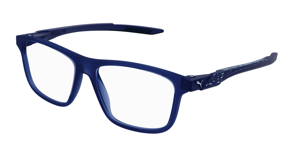 Puma Optical Frame Man Blue Blue Transparent