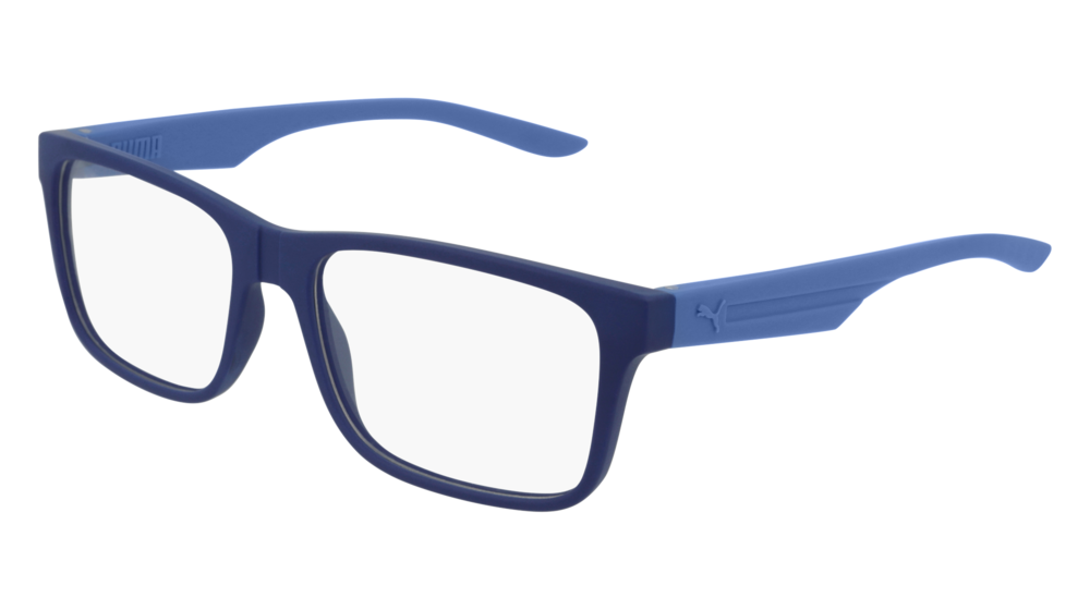 Puma Optical Frame Man Blue Blue Transparent