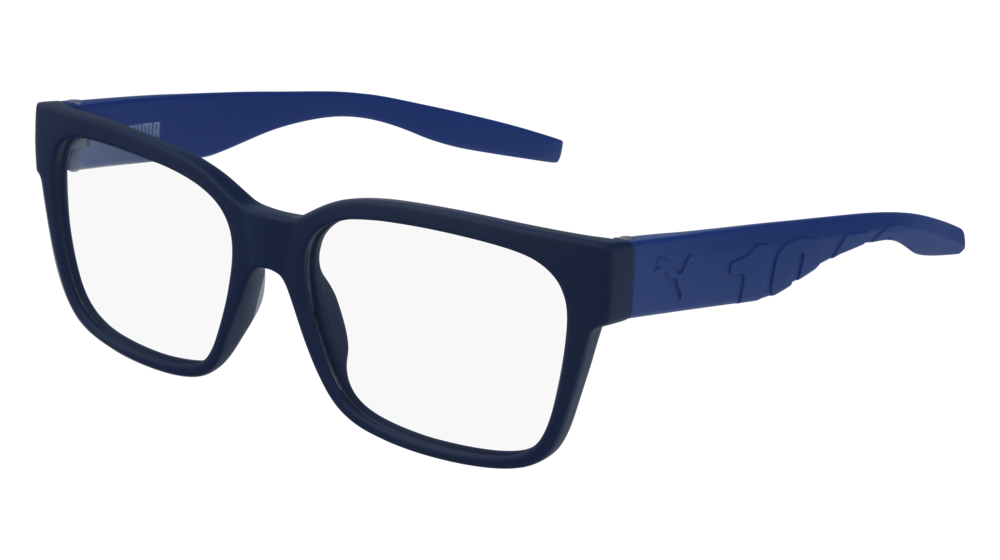 Puma Optical Frame Man Blue Blue Transparent