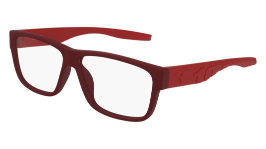 Puma Optical Frame Man Red Red Transparent