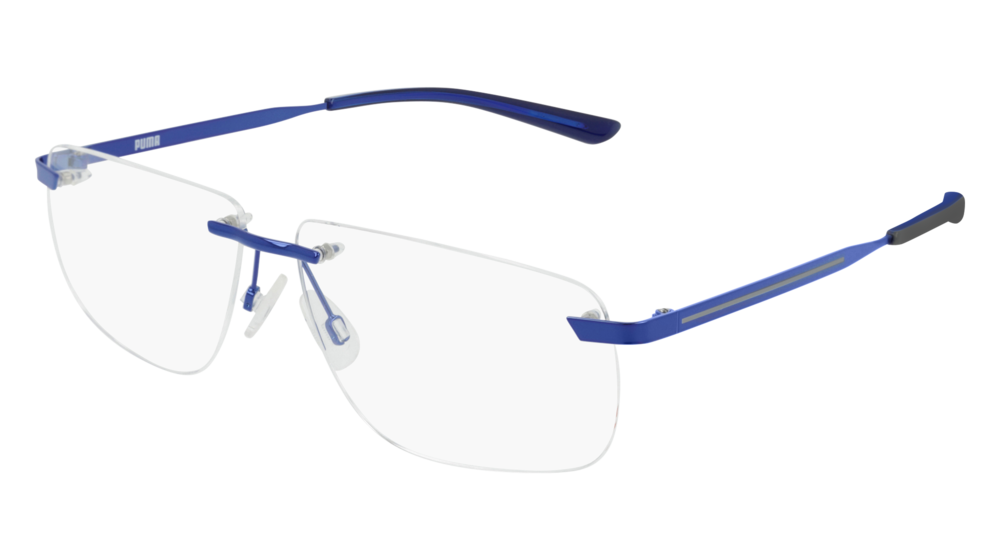 Puma Optical Frame Man Blue Blue Transparent