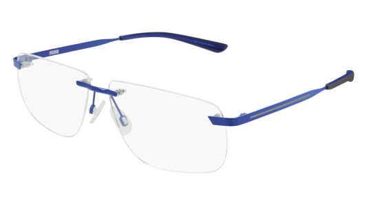 Puma Optical Frame Man Blue Blue Transparent