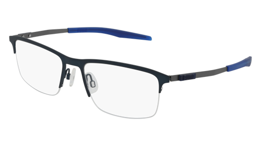 Puma Optical Frame Man Blue Ruthenium Transparent