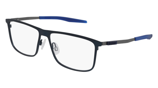 Puma Optical Frame Man Blue Ruthenium Transparent