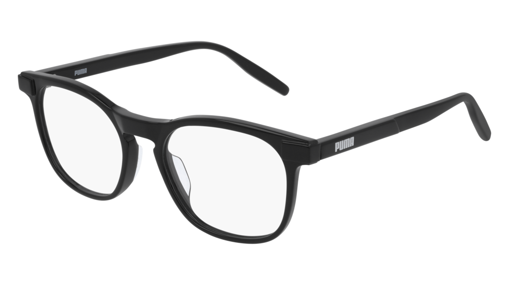 Puma Optical Frame Unisex Black Black Transparent