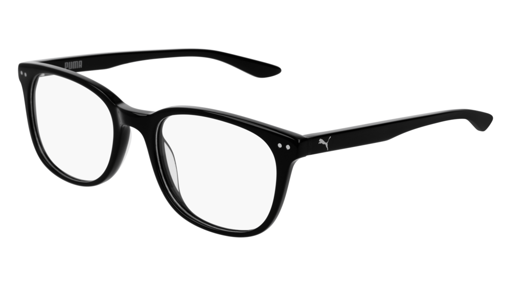 Puma Optical Frame Unisex Black Black Transparent