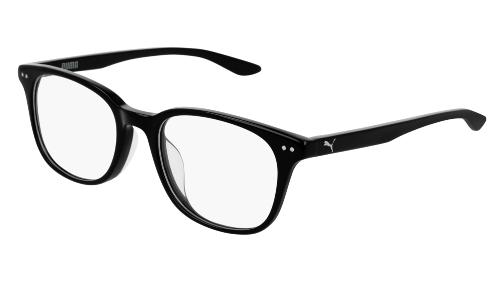 Puma Optical Frame Unisex Black Black Transparent