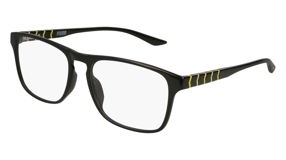 Puma Optical Frame Unisex Black Black Transparent