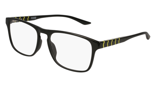 Puma Optical Frame Unisex Black Black Transparent