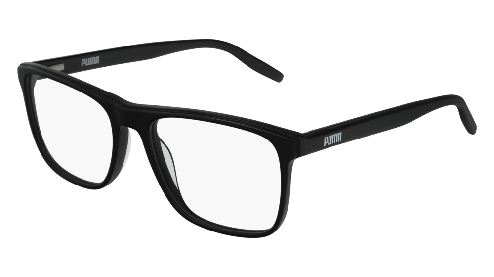 Puma Optical Frame Unisex Black Black Transparent