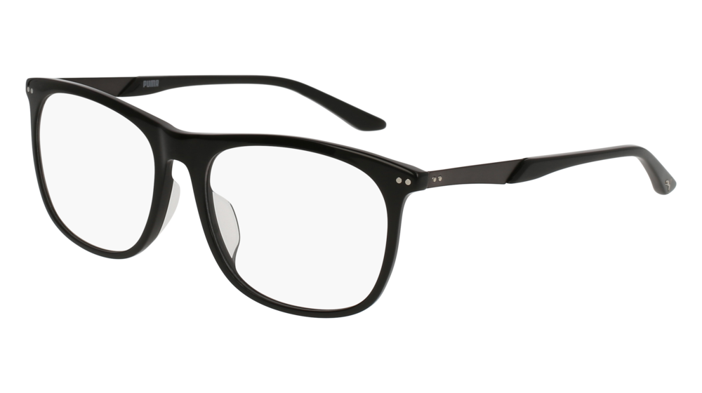 Puma Optical Frame Unisex Black Ruthenium Transparent