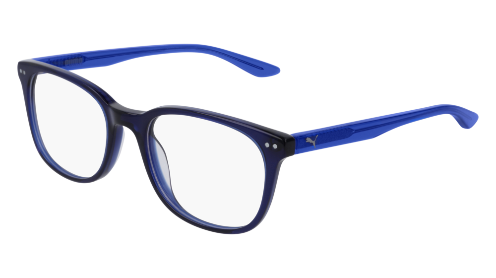 Puma Optical Frame Unisex Blue Blue Transparent