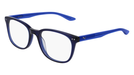 Puma Optical Frame Unisex Blue Blue Transparent