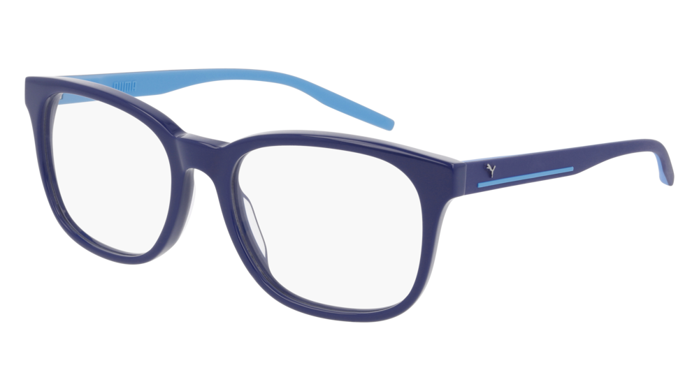 Puma Optical Frame Unisex Blue Blue Transparent