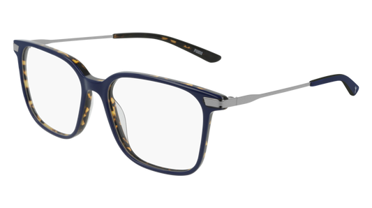 Puma Optical Frame Unisex Blue Ruthenium Transparent